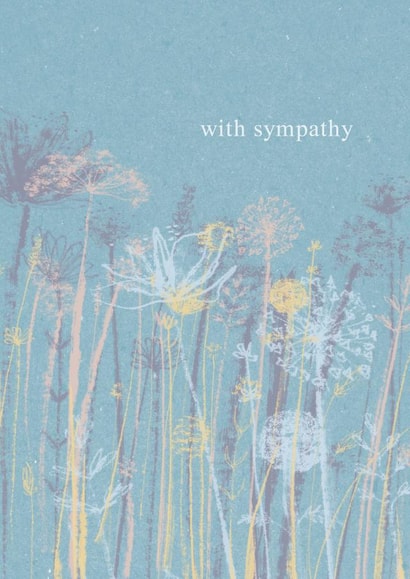 classic pretty Sympathy Card 15576 created by Paper Bird