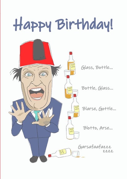 Birthday Tommy Cooper Card 39803 created by @2Fs Design