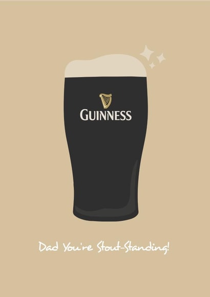 stout stout-standing Father's Day Card 17536 created by emily.reevedesigns