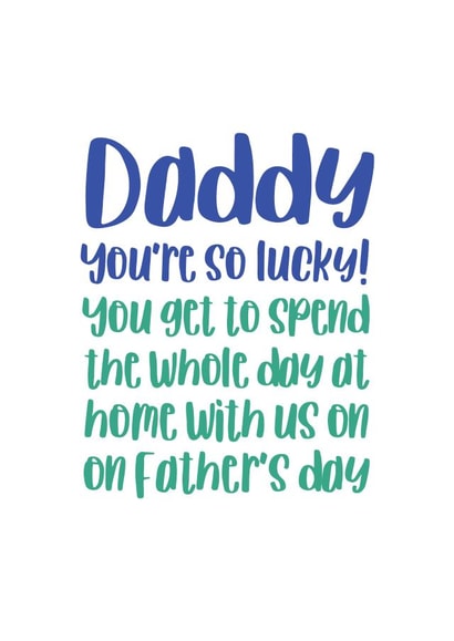 Dad Isolation Father's Day Card 31368 created by Duckduckle Design