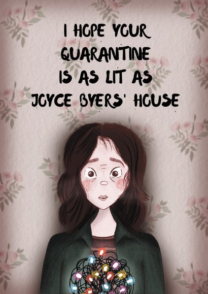 quarantine lockdown Birthday Card 42554 created by Michelle Robyn