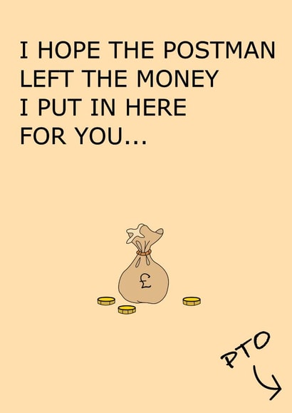 funny money Card 42952 created by Krafty Kards