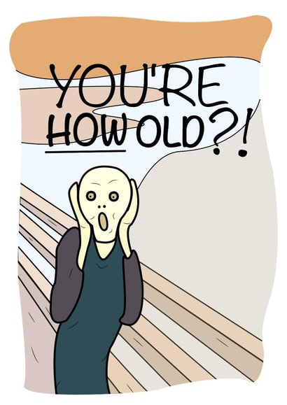 scream funny Card 42953 created by Krafty Kards