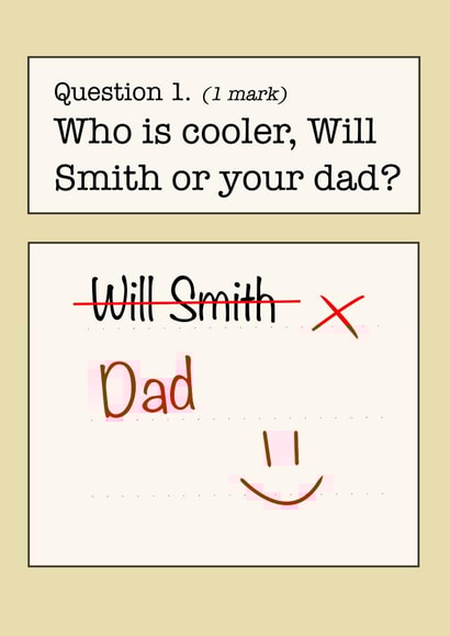 funny father Card 42954 created by Krafty Kards