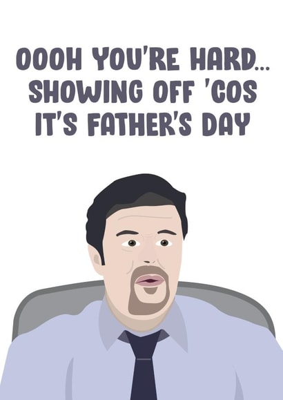 the office tv Father's Day Card 16849 created by James Steer