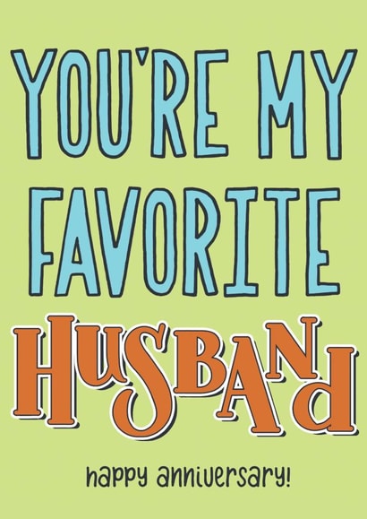 husband anniversary Anniversary Card 4612 created by PaperFreckles