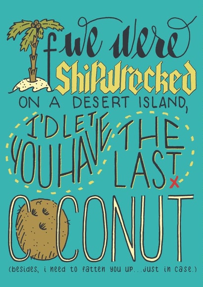 love shipwrecked Anniversary Card 4614 created by PaperFreckles