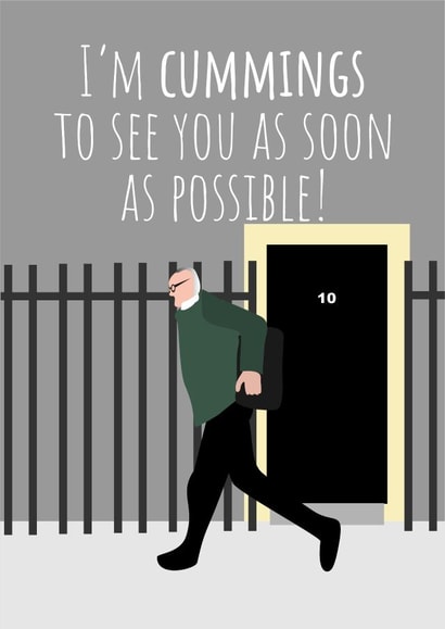 I'm Cummings to see you card created by PopDogShop