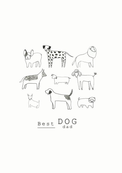 best dog Father's Day Card 38538 created by Ellie Ellie