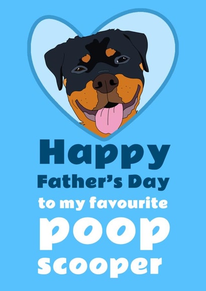 Favourite poop scooper Father's Day card created by Dolli Does Design
