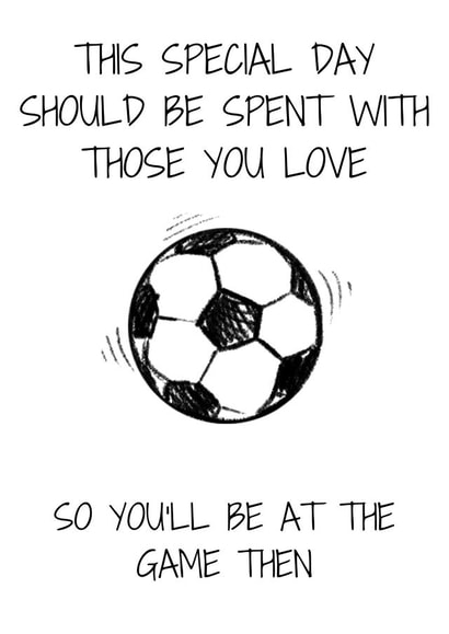The perfect card for the football lover! created by Sahara Designs