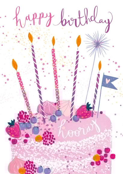 hooray cake Birthday Card 18245 created by Hotchpotch 