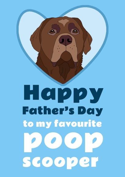 poop scooper Father's Day Card 28964 created by Dolli Does Design