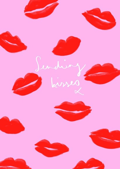 kisses love Card 30256 created by Sophie Wade