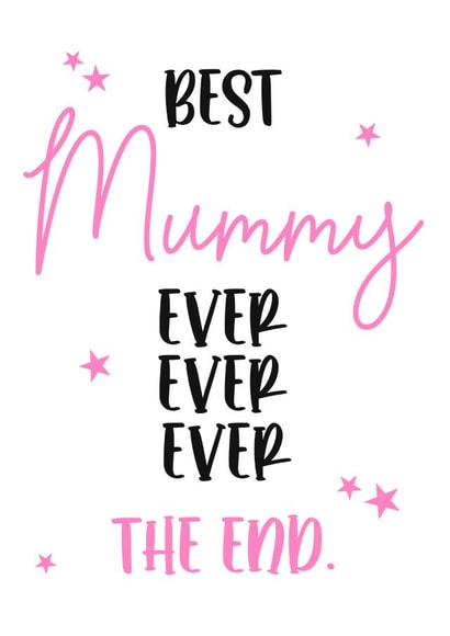 Best Mummy ever card created by JJ & Roo