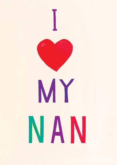 nan love Birthday Card 17680 created by Earlybird