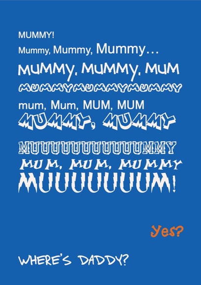 Fathers Day Card 24301 created by Ha! Go on then