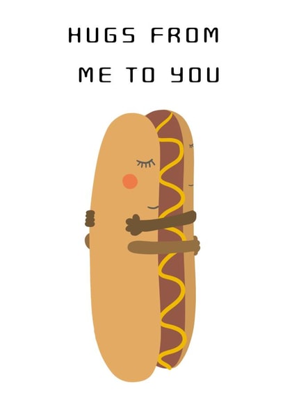 hugs hotgogs Card 42441 created by crystal chou