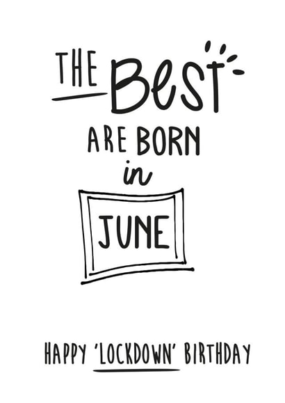 best lockdown Birthday Card 32149 created by Jodie Gaul & Co