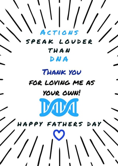 dna adult Father's Day Card 17431 created by Phoenix Fyre Cards