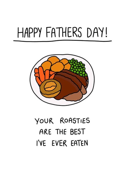 Best roast Father's Day card created by Hannah Can't Draw