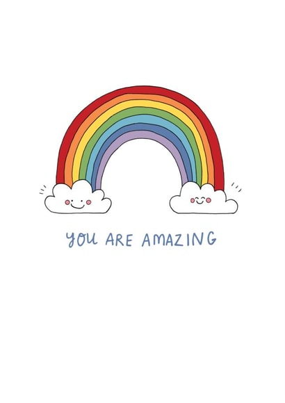 rainbow you Just because Card 18626 created by Jessica Woodhouse