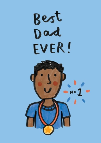 dad best dad Father's Day Card 42994 created by Jenny Seddon