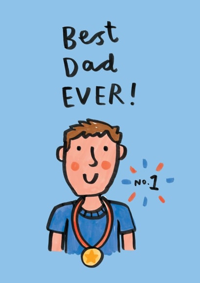 dad best dad Father's Day Card 42995 created by Jenny Seddon