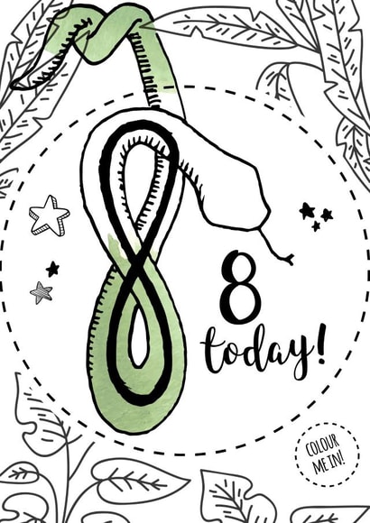 8 8th Birthday Card 2428 created by Pippa Race