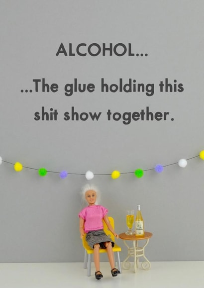 alcohol glue Birthday Card 33857 created by Bold & Bright Cards