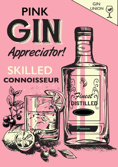pink gin Birthday Card 25175 created by Rocket68