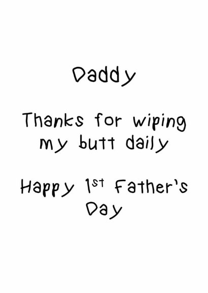 daddy adult Father's Day Card 18889 created by Sophie Guthrie