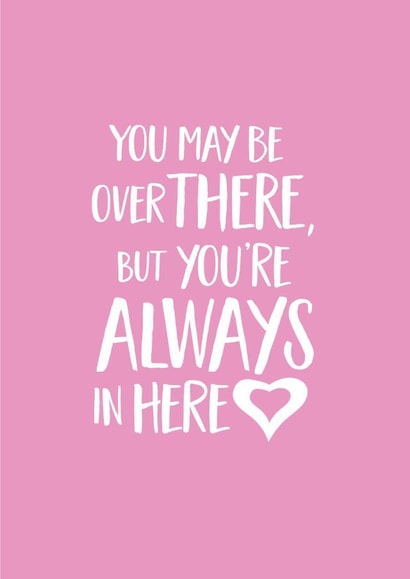 Always in My Heart, Thinking of You Card created by Elaine Miles