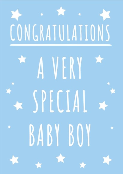 very special baby New Baby Card 16137 created by Creative Gemz