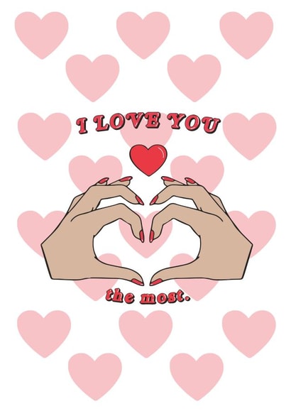 romantic love Love & Friendship Card 43479 created by The Gifting Knot