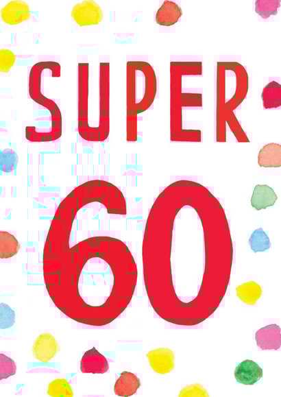 60 60th Birthday Card 17683 created by Earlybird