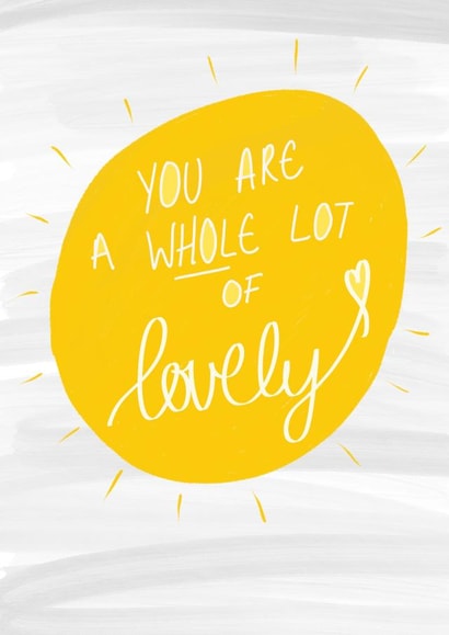 whole lot Just because Card 16408 created by Holly Bernard