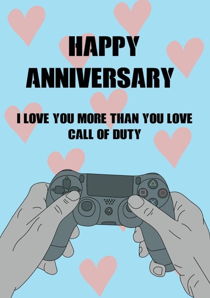 COD call of duty Anniversary Card 17249 created by Eat the Moon