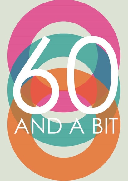 60 60th Birthday Card 5620 created by Lizzie O'Grady