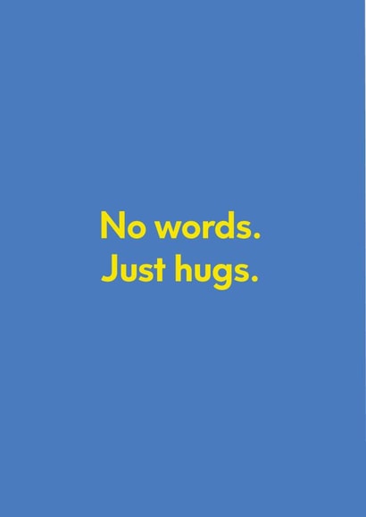 No Words Sympathy Card created by Elaine Miles