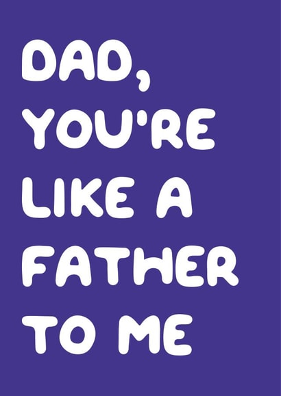 Father Dad Father's Day Card 43165 created by NerdWerk
