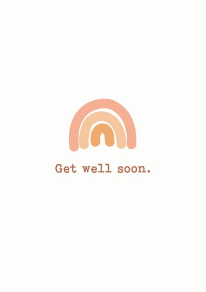 get well soon rainbow Get Well Card 7307 created by Amy Ellen Designs