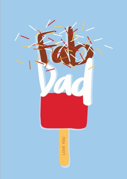 Fab Dad Father's Day or Birthday card created by doodleshoe paper goods