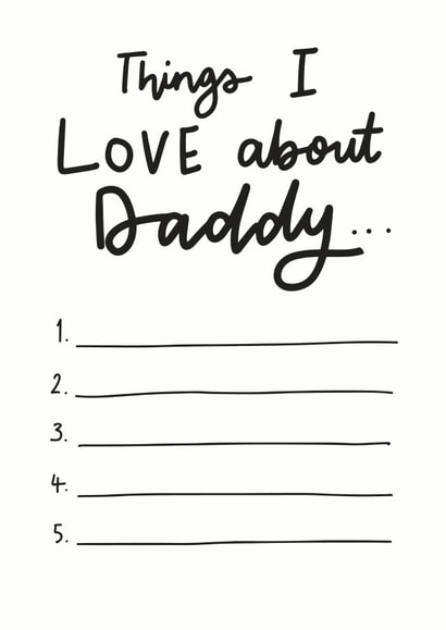 things I love about Father's Day Card 18336 created by Sweetsmith Designs