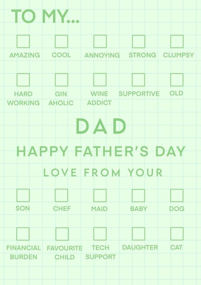 Funny Father's Day Card created by Kerri Brown