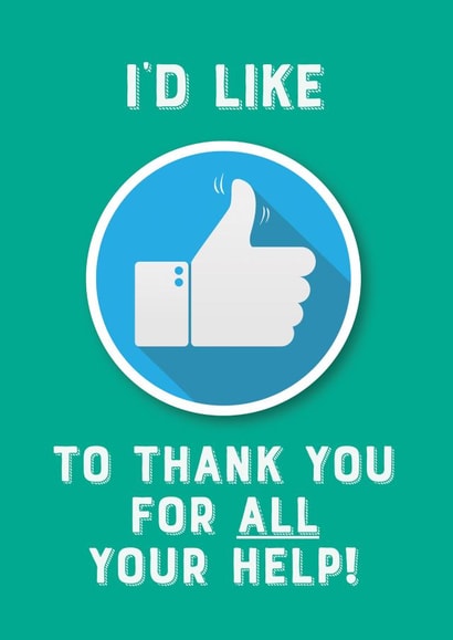 I'd like to thank you card created by Crazed Creative