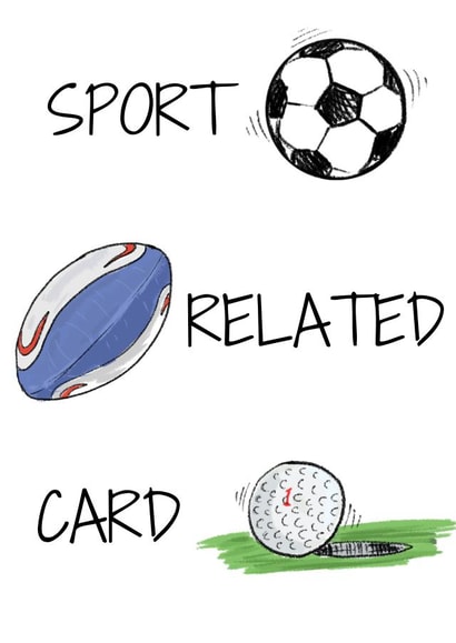 sports football Birthday Card 14711 created by Sahara Designs