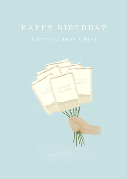 flour flowers Card 18040 created by Ellie Ward