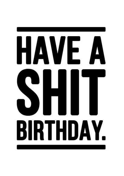 shit banter Birthday Card 17084 created by YOUR NAN.