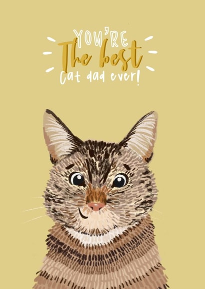 from the cat best Father's Day Card 42498 created by Lily and Daisy